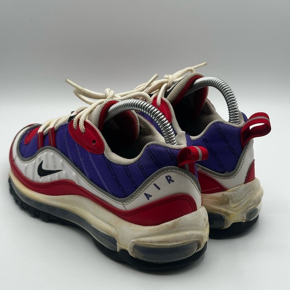 Nike Air Max 98 Psychic Purple/University Red Women's Shoes - Picture 3 of 6